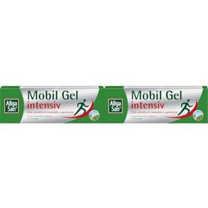 Allga San Mobil Gel - Arnica per cavalli uso umano Arnica Gel Coadiuvante Massaggio, 100ml - Per Zone del Corpo come Schiena, Cervicale, Gomiti, Ginocchia - Defaticante con Canfora (Confezione da 2)