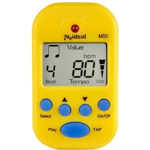 Biniveil Metronomo elettronico portatile | Metronomi LCD Volume regolabile ad alta precisione Pianoforte Metronomo Meccanico Metronomo Tuner con 10 Suoni Beat per Altri Strumenti Tamburi Violino