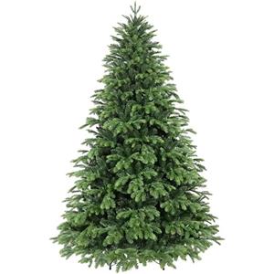 Giulia Grillo Albero di Natale Artificiale 150 cm Giulia Grillo - Real Touch PE/PVC, 1228 Rami Folti, Apertura ad Ombrello, Verde Naturale, Premium