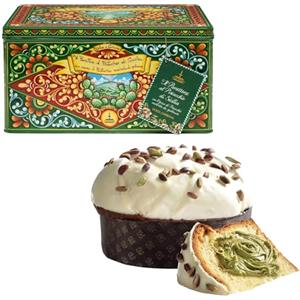 Fiasconaro Panettone al Pistacchio di Sicilia, Confezione Dolce e Gabbana, 1 Kg, Fiasconaro - 1000 Gr