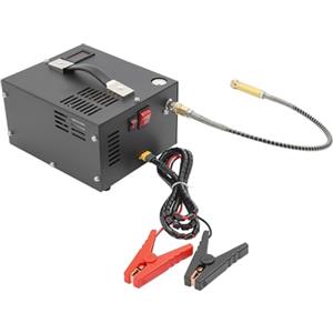 DCSYOG Compressore portatile PCP, 4500 Psi/30 MPa/300 bar, senza olio/acqua, alimentato da batteria auto DC 12 V, compressore d'aria per serbatoio paintball/scuba