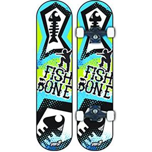 Sport1 Skateboard bambino Skateboard adulto professionale ragazzo cruiser bambini skate ragazza carver skateboard penny board (DOUBLE FISHBONE)