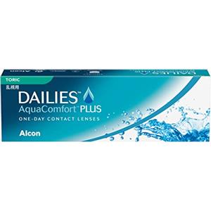 Dailies AquaComfort Plus Toric Lenti a Contatto Giornaliere, 30 Lenti, BC 8.8 mm, DIA 14.4 mm, CYL -1.75, Asse 20, +2 Diopt