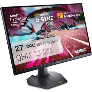 Dell G2724D 27 QHD (2560x1440) Monitor Gaming, 165Hz, Fast IPS, 1ms, AMD FreeSync Premium, NVIDIA G-SYNC Compatible, 99% sRGB, HDR 400, 2x DisplayPort, HDMI, 3 Anni di Garanzia