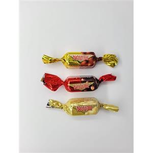 NOVIBLOC NOVI - DELIZIOSE PRALINE ASSORTITE DI CIOCCOLATO GIANDUJA, EXTRA FONDENTE E BIANCO ALLE NOCCIOLE IN BUSTA DA 500gr.