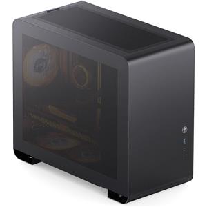 Jonsbo U4 Mini Mesh - Case Micro-ATX Nero con Pannello Laterale in Mesh e Spazio per GPU fino a 420 mm