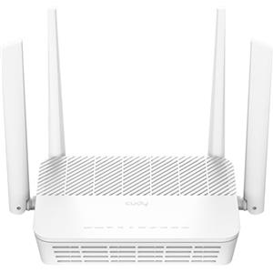 Cudy WR3000S AX3000 Dual Band WiFi 6 Mesh Router, 5 porte Gigabit Ethernet RJ45, 4 antenne ad alto guadagno 5dBi, MU-MIMO, OpenVPN, Wireguard, Zerotier, Ipsec VPN, Cloud APP