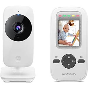 Motorola Nursery VM481: Video Baby Monitor con Unità Genitore Portatile, Microfono ad Sensibilità, Visione Notturna a Infrarossi, Zoom Digitale