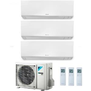 Daikin Climatizzatore Condizionatore Daikin Trial Split Inverter Serie R Ftxm R-32 Perfera Wall Bluevolution 7000+7000+7000 Con 3mxm52n Wi-Fi Incluso - New 7+7+7