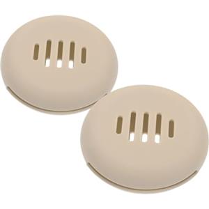 Gogogmee 2pezzi Porta Spugna in Silicone Organizer Da Viaggio Per Spugne Per Trucco Custodia Traspirante Per Spugne Di Bellezza Adatta Per Lavoro o Viaggio Colore Cachi