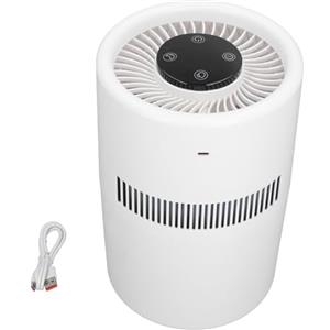 Wifehelper Purificatore D'Aria e Umidificatore, 2 in 1 Funzionamento Silenzioso, Serbatoio 'Acqua da 4 Litri Purificatore D'Aria da Tavolo Doppio Funzionale, Adatto per Camere da Letto