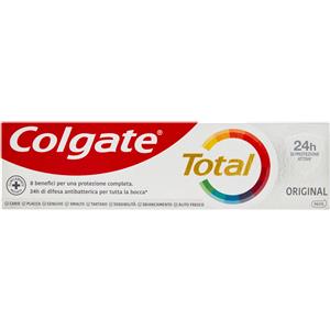 Colgate Dentifricio Total Original 75 ml - Protezione completa, antibatterico, previene carie e placca