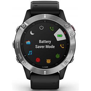 Garmin fēnix 6 - GPS Smartwatch Multisport 47mm, Display 1,3", HR e saturazione ossigeno al polso, Pagamento contactless Garmin Pay, Colore Nero/Siver