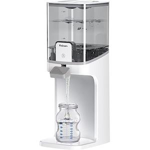 Kisdream Scaldabiberon istantaneo, funzionamento rapido con una sola mano, temperatura regolabile, 3 modalità, grande capacità, sistemi termostatici intelligenti 24/7 (1-2 anni)