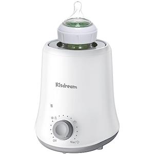 Kisdream Scaldabiberon per bambini: Scaldabiberon singolo per bambini e scalda pappe per latte materno e latte di proseguimento, controllo preciso della temperatura, adatto a tutti i biberon. (Singolo 02)