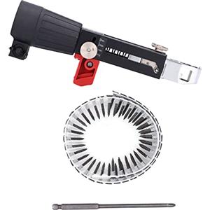 TIKATARER Pistola Sparachiodi Automatica, Adattatore per Chiodi a Catena Automatico Pistola Avvitatrice per Cartongesso con Pistola Avvitatrice Ad Alta Efficienza Senza Fili per