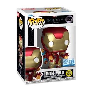 Funko Pop! Plus - Marvel Iron Man Beams 1555 - Figura in Vinile che Si Illumina al Buio