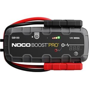 NOCO Boost GB150: Avviatore di Emergenza UltraSafe 3000A - Booster Batteria al Litio 12V, Caricabatteria Portatile Power Bank e Cavi Avviamento - Per Motori Benzina fino a 9.0L e Diesel fino a 7.0L