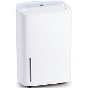 Megonia Deumidificatore 70L/Giorno per la Casa: Elettrico Portatile con Igrometro, Pompa di Scarico Continuo 350m³/h per Cantina/Bagno/Garage - Per Stanze fino a 150㎡｜Modalità Silenziosa 40dB