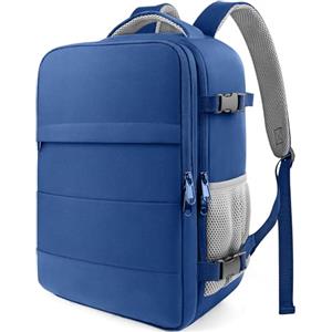 HOTOR Zaino Ryanair 40x20x25 - Zaino da Viaggio Porta PC di Grande Capacità, Multi-Tasca, Bagaglio a Mano Compatibile Ryanair per Uomo e Donna, per Pendolarismo, Viaggi in Aereo e Trekking, Blu Scuro