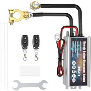 IMAYCC Intelligente Stacca Batteria 12v, Stacca Batteria per Auto 120A, Staccabatteria Auto, Antifurto Auto, Stacca batterie, Interruttore di Spegnimento Automatico per Moto, RV, ATV, Camion, Barca.