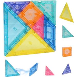 BONGSHAKALAKA Puzzle Magnetico 3D Tangram Da Viaggio Challenge Iq Tangrams Puzzle Montessori Giochi Di Modelli Tangram- Magnetici Tangrames Sviluppo Intellettivo Dei Bambini Adatto Per Toddler, Viaggi e Svilup