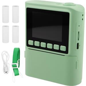 TEHAUX Fotocamera Istantanea per Stampa Termica Mini Digitale Portatile con Carta Fotografica Colori Design Ergonomico e Facile da Usare per Ragazzo Ragazza per Viaggi e Feste