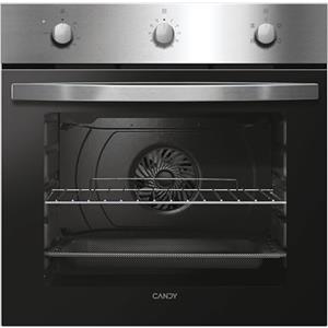 Candy Idea Forno Elettrico da Incasso Ventilato, 65 Litri, Classe A, 5 Modalità di Cottura, Rivestimento Anti-Impronte, 59,5 x 59,5 x 58,8 cm, Inox e Nero - FIDC X502