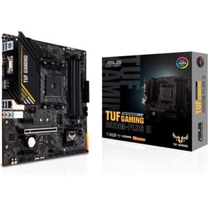 ASUS TUF GAMING A520M-PLUS II, Scheda Madre AMD ATX, Slot DDR4, Nera | Socket AM4, DDR4, PCIe 3.0, LAN Realtek 1Gb, 1xM.2, 4xSATA 6GB/s, 7.1 Surround, USB 3.2 Gen 1, Supporto Aura Sync RGB
