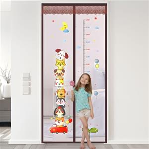 HTRTRR Zanzariera con tenda magnetica per porta, tenda magnetica per porta, chiusura automatica del balcone, facile da installare, adatta a bambini e animali domestici (versione in altezza, 100 * 210)