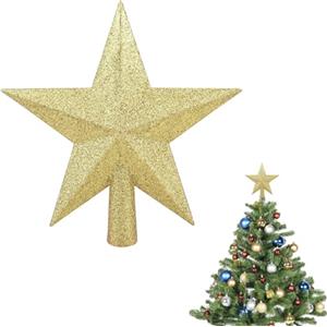 Helweet Topper per Albero di Natale, Puntale Per Albero Di Natale, Christmas Tree Topper Star, Stella per Albero di Natale, Puntale Stella Per Albero Di Natale, Albero di Natale Stella, Albero di Natale Star