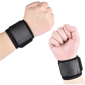 ACWOO Fascia da Polso, 2 pezzi Polsiera Elastica Supporto per Polso, Supporto per Polso a Compressione Tutore Tunnel Carpale per Sport, Tendinite, Frattura e Distorsione del Polso, Lavoro, Unisex