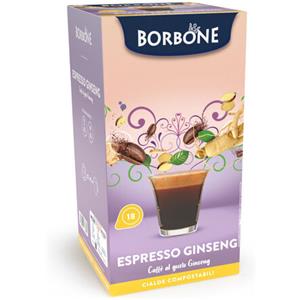 Caffè Borbone Caffè al GINSENG Borbone 18 Cialde Ese 44 Filtro Carta