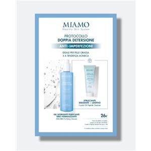 Miamo Doppia Detersione Anti-Imperfezioni 250 ml Gel 50 ml Mini Crystal Oil - Pelli Miste e Grasse