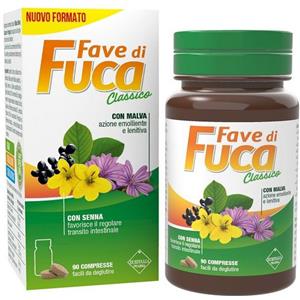 Coswell Fave di Fuca Classico - Integratore Alimentare per il Transito Intestinale con Malva, Senna, Cascara e Frangula - 90 Compresse