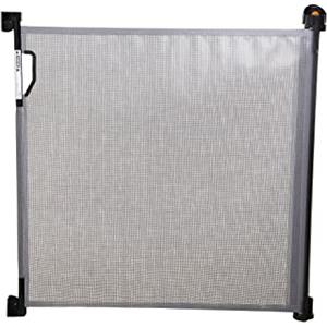 Dreambaby Cancelletto di sicurezza retrattile per bambini, extra largo e alto, in rete, adatto fino a 140 cm di larghezza e 93 cm di altezza, bianco