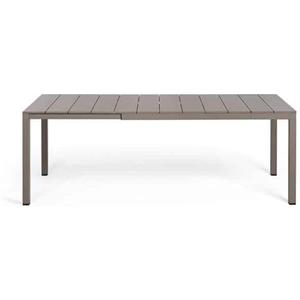 Nardi Tavolo Rio Allungabile 140/210 cm in DurelTOP Tortora con Struttura in Alluminio