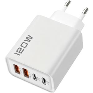 Yonuaret Spine da Muro | Caricabatterie Rapido,120W Caricatore con Porte Tipo C USB per Telefono Casa Auto Tablet PC Portatile Viaggio