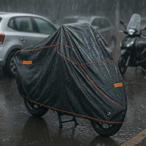 Rebeca Shop Telo Coprimoto Felpato e Impermeabile | Cover Tessuto PVC | Taglia S M L XL XXL | Copertura Esterna Universale | Scooter Moto Motociclo Motorino (M - 203x89x122cm)