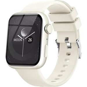 zaisia Smartwatch Uomo Donna, 1.85" Orologio Smartwatch con Chiamare/Rispondere, Molteplici Modalità Sportive con Contapassi/Sonno/Cardiofrequenzimetro, IP68 Smart watch per Andorid iOS