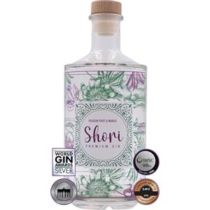 RH9 SHORI Passion Fruit e Mango Premium Gin 70 Cl Artigianale Italiano Silver World Gin Awards 2024-4 Premi Internazionali - Gin Artigianali