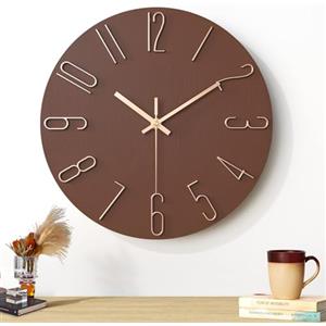 AUSYIWI Orologio Da Parete, 30cm Orologio da Muro, Silenzioso, per Casa, Soggiorno, Cucina, Ufficio, Hotel Decorazione