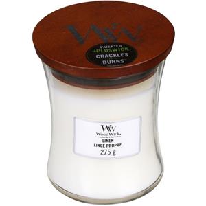 Woodwick Hourglass Candles Linen 275gr - Candela Profumata