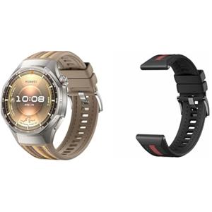 HUAWEI WATCH GT6 Pro Brown EasyFit 3 Black Nylon Strap