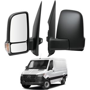 Convitex Specchietto Retrovisore Esterno Manuale per Mercedes Sprinter 907 910 anno 2018-2025, Sinistro SX Lato Conducente Ricambi A9108100300