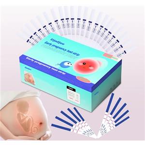 Djedjeo Striscia reattiva per test di gravidanza precoce Djedjeo (HCG30) e 30 campioni di urina, 30 mIU/ml per risultati rapidi e accurati, per il test di gravidanza precoce a casa.