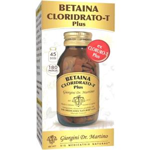 Dr. Giorgini Betaina Cloridrato-T Plus - Integratore Digestivo 180 Pastiglie da 500 mg