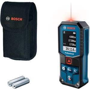 Bosch Professional Distanziometro laser GLM 40-31 (P65, carcassa antiurto, calcoli automatici per lunghezza/superficie/volume, display a colori luminoso, compatibile con batterie agli ioni di litio)