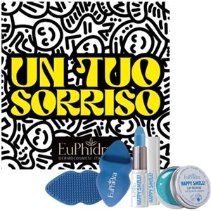 Euphidra Un tuo Sorriso - Kit completo con Lip Scrub, Balsamo Nutriente e Lip Brush per labbra morbide e idratate