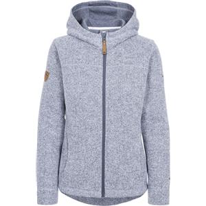 Trespass Riserva - Giacca in Micropile con Cappuccio 260gsm per Donna, Blu Denim, Taglie L, M, S, XS